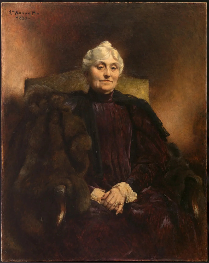 Madame Dubernet-portræt - Léon Bonnat