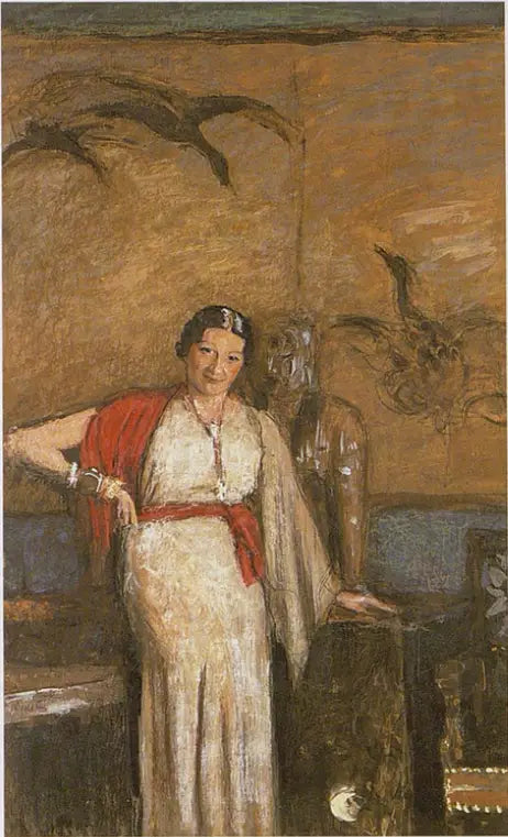 Portræt af Madame Eugène Freyssinet - Édouard Vuillard