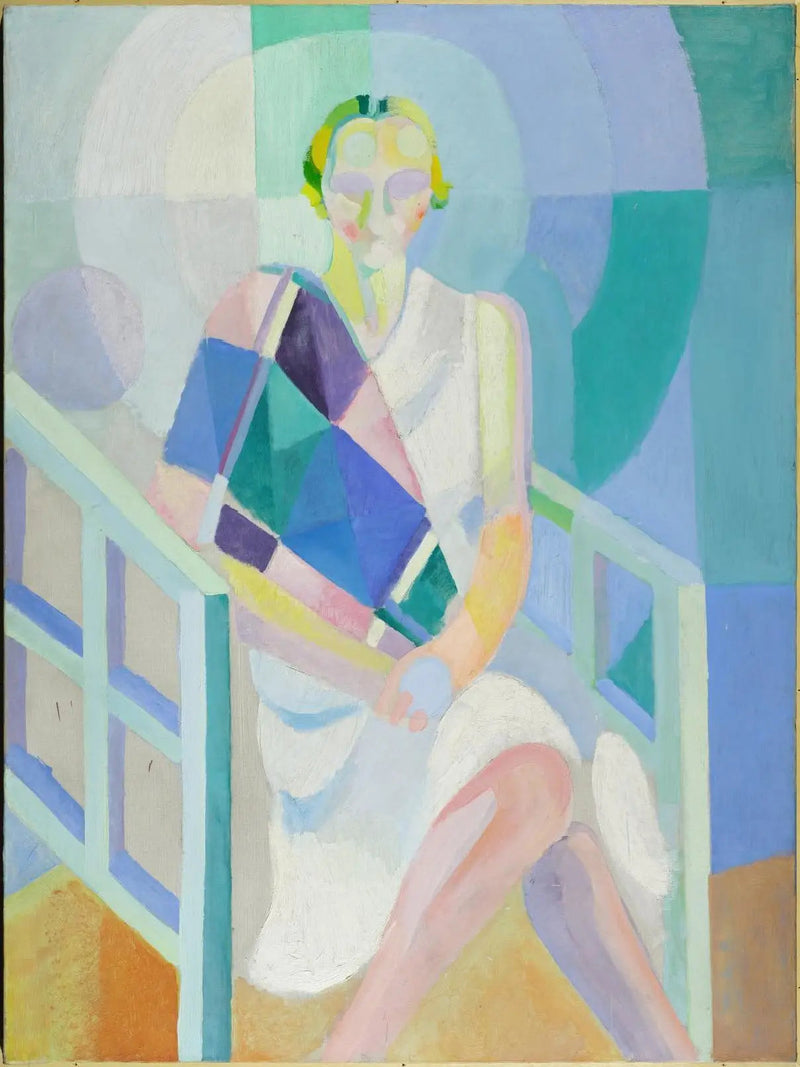 Portræt af fru Heim - Robert Delaunay