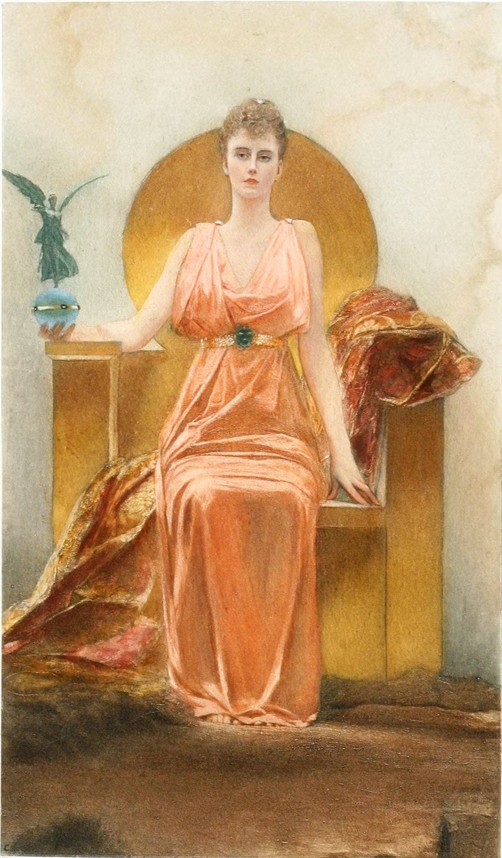 Portrait de Madame Hélène Vincent - Jean-Joseph Benjamin-Constant image 1 reproduction de peinture à l’huile
