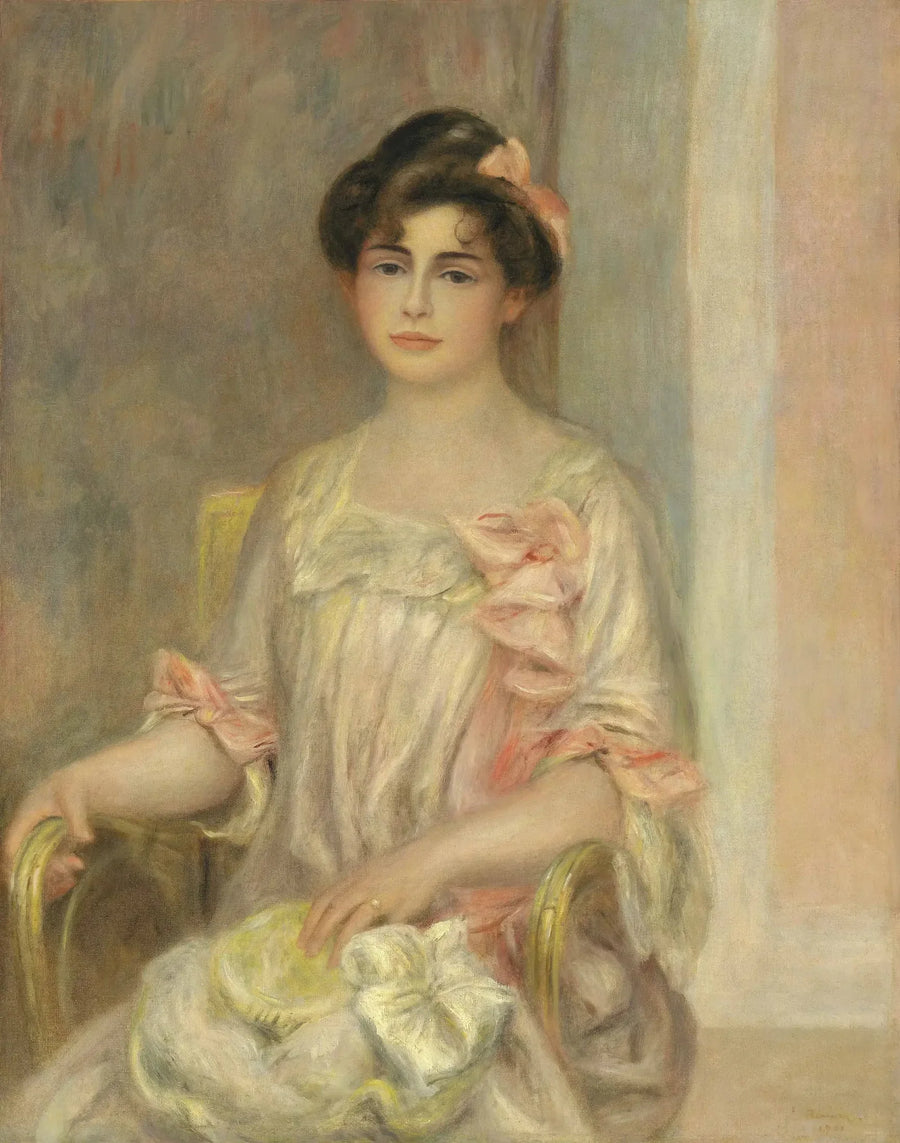 Portræt af fru Josse Bernheim-Dauberville - Pierre-Auguste Renoir