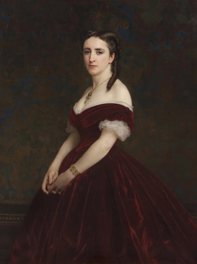 Portræt af fru vicomtesse de Chabrol - Bouguereau