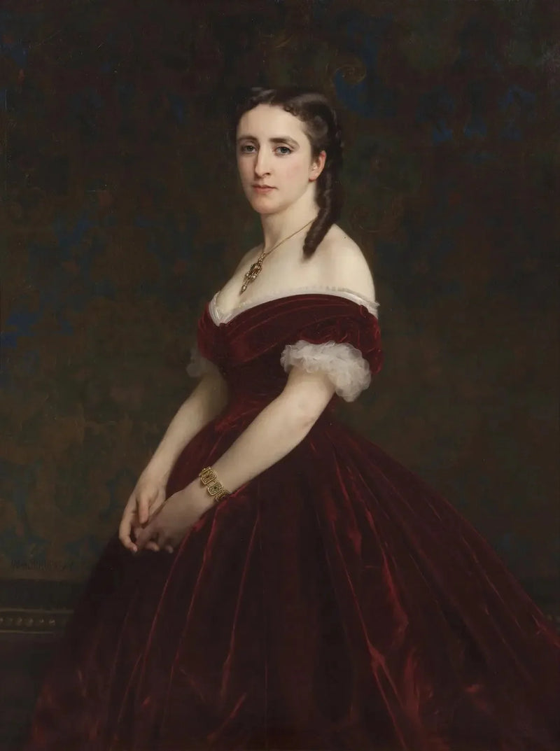 Portræt af fru vicomtesse de Chabrol - Bouguereau