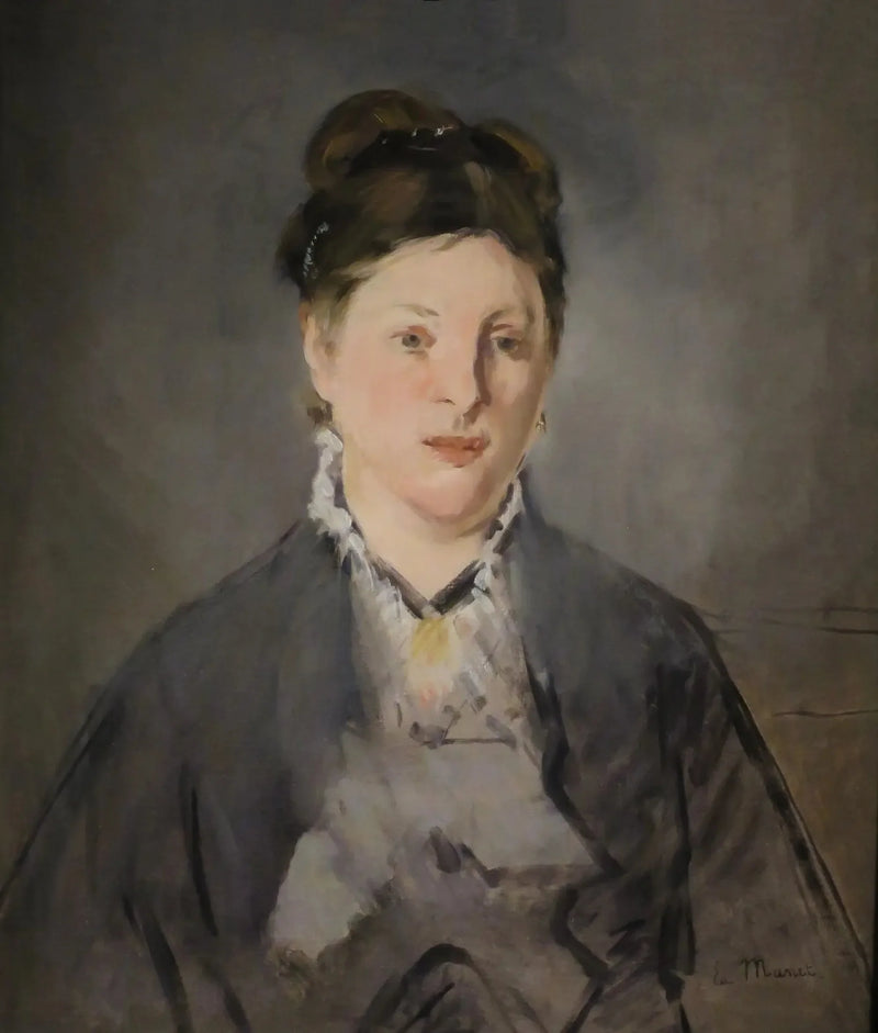 Portræt af Madame Manet - Édouard Manet