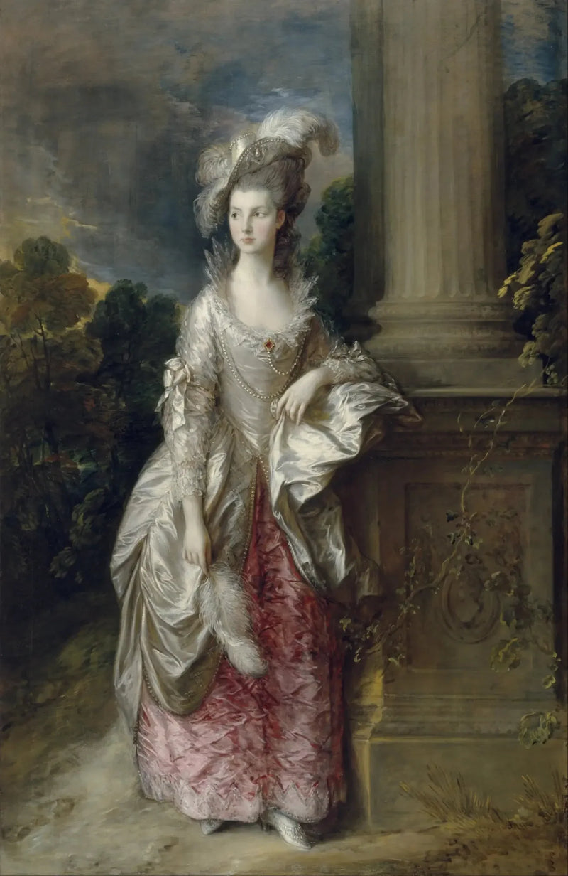 Portræt af Madame Mary Graham - Thomas Gainsborough