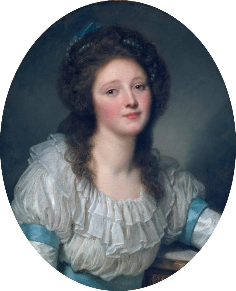 Madame Mercier-portræt - Jean-Baptiste Greuze