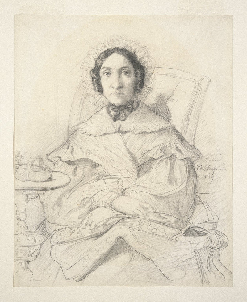 Madame Monnerot-portræt - Théodore Chassériau