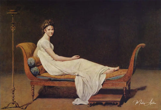 Portrait de Madame Récamier - Jacques-Louis David - Reproductions de tableaux et peintures haut de gamme