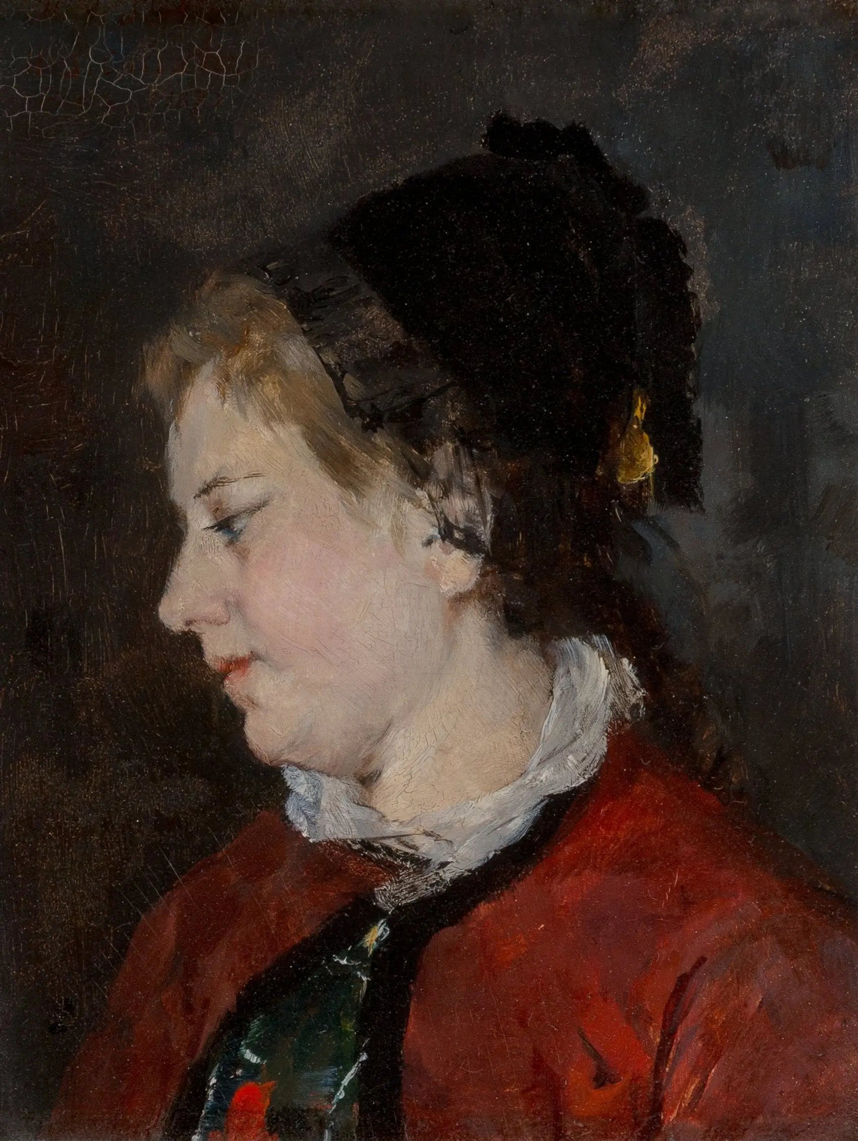 Reproduction du tableau « Portrait de Madame Sisley - Mary Cassatt » par Alpha Reproduction en peinture à l’huile