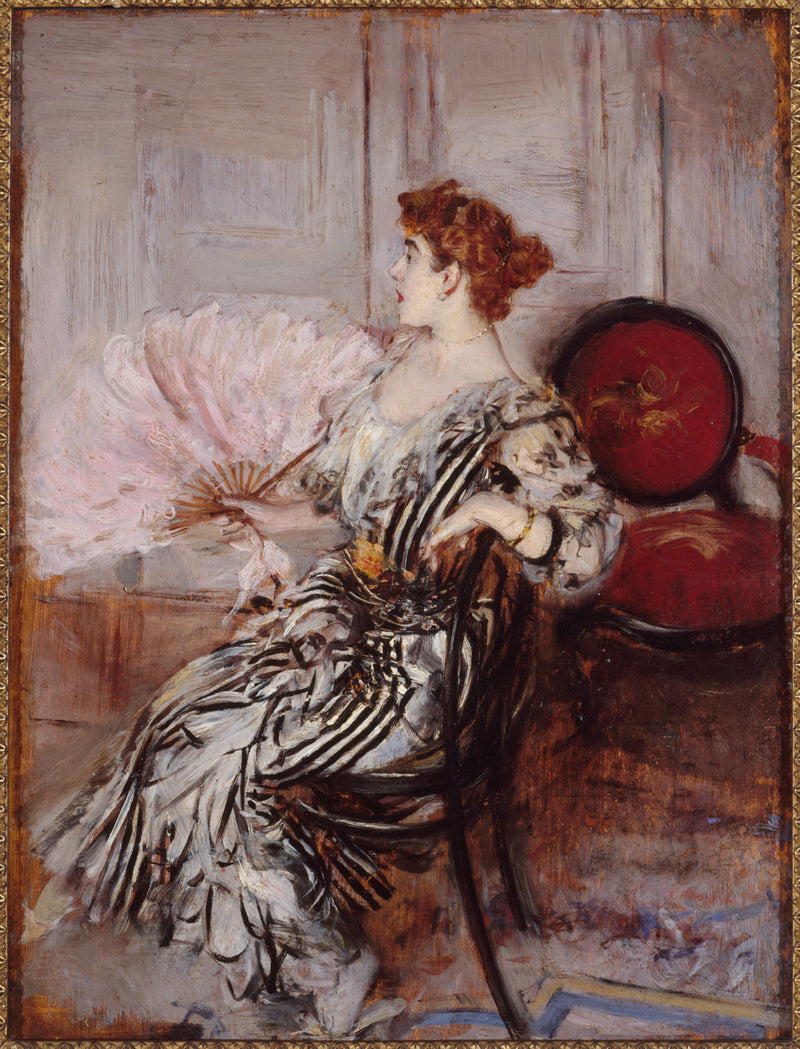Portræt af Madame Torri, danserinde ved Operaen - Giovanni Boldini