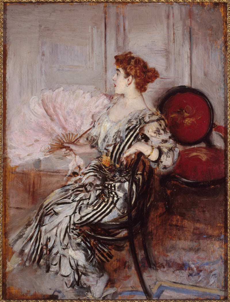 Portræt af Madame Torri, danserinde ved Operaen - Giovanni Boldini