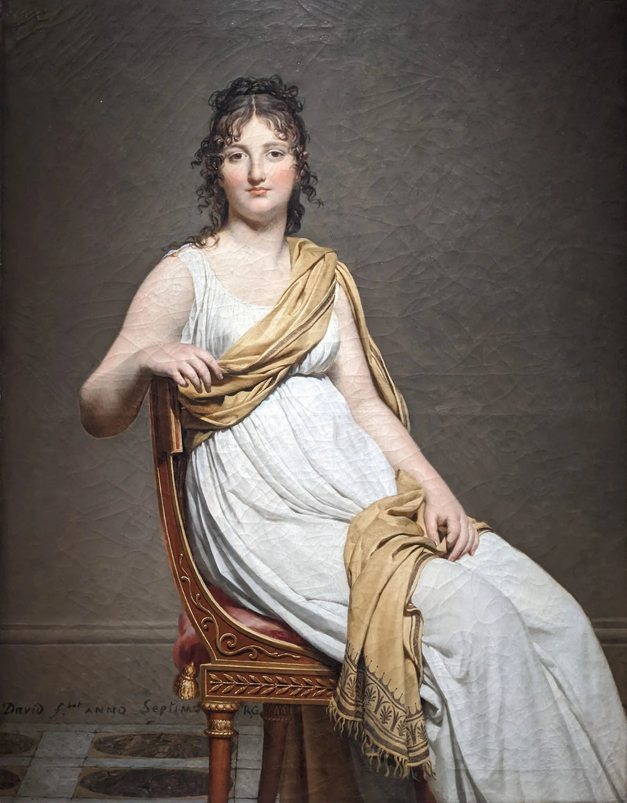 Portræt af Madame de Verninac - Jacques-Louis David