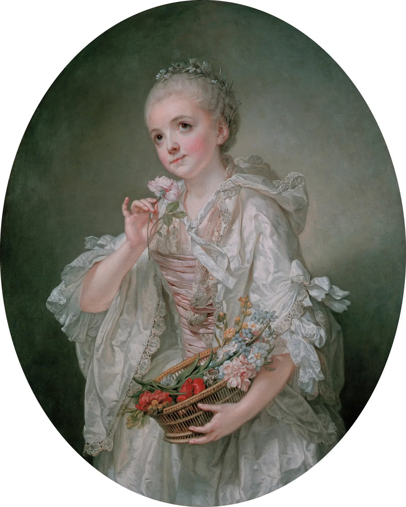 Portræt af Madeleine Barberie de Courteilles - Jean-Baptiste Greuze