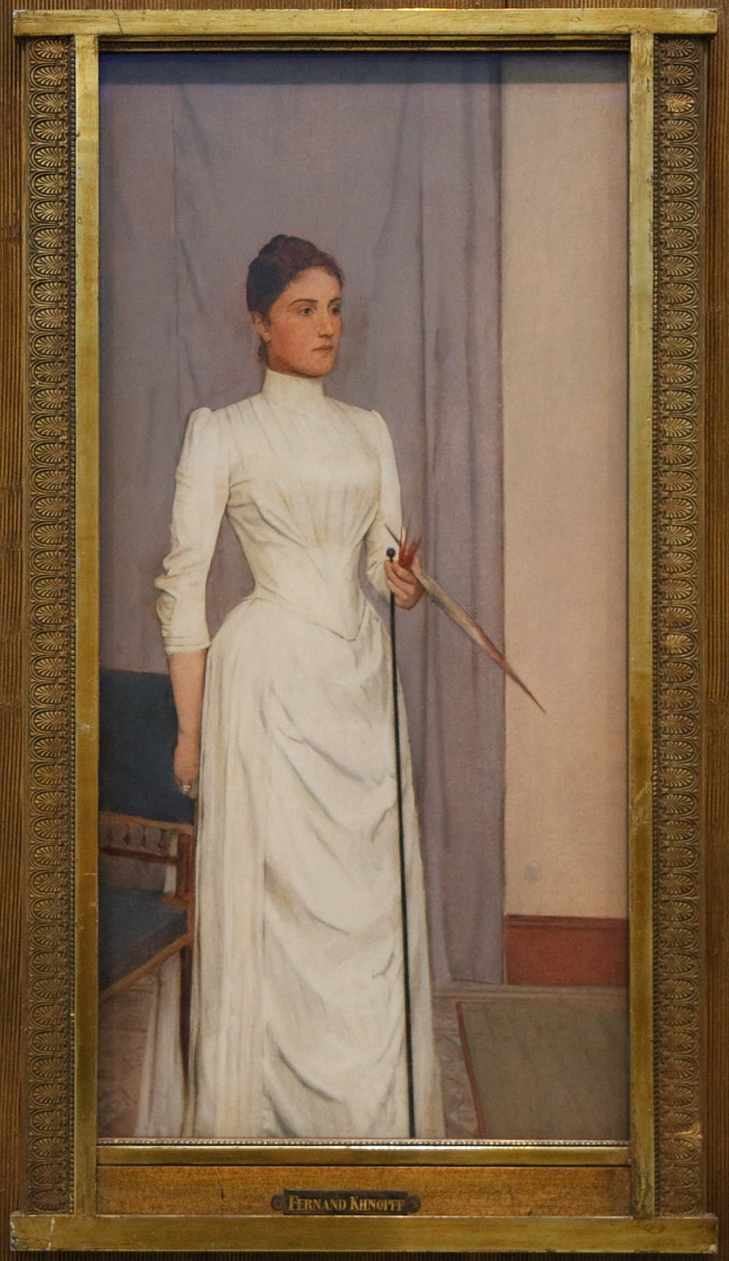 Portræt af Madeleine Mabille - Fernand Khnopff