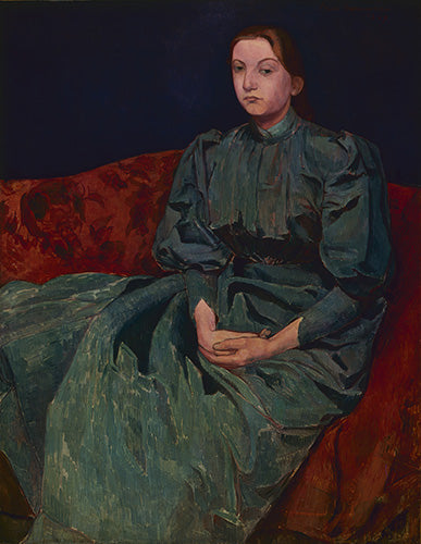 Portræt af Madeline, kunstnerens søster - Émile Bernard