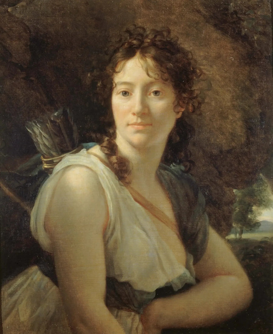 Portrait af Mademoiselle Duchesnois (1777-1835), sociétaire de la Comédie-Française, dans le rôle de Didon - François Gérard