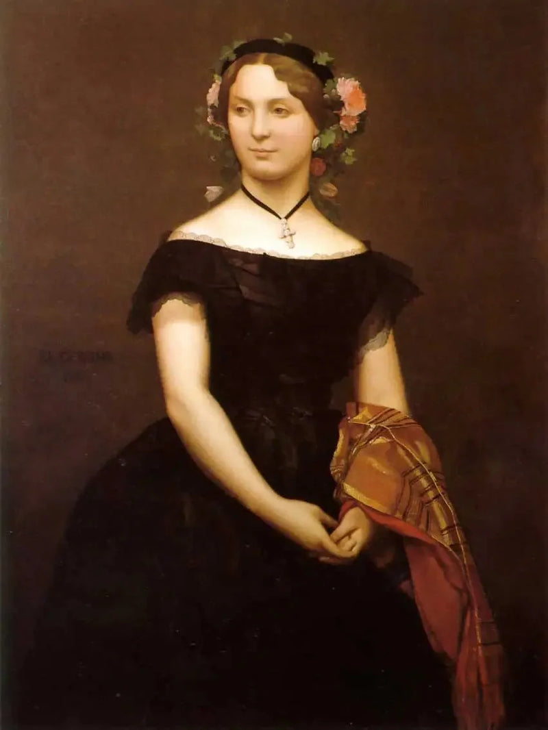 Portræt af frøken Durand - Jean-Léon Gérôme