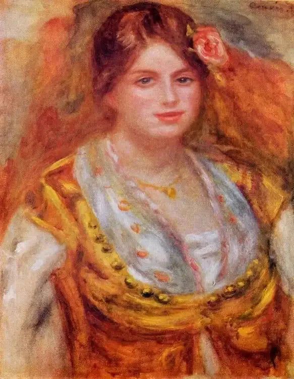 Portræt af Frøken François - Pierre-Auguste Renoir