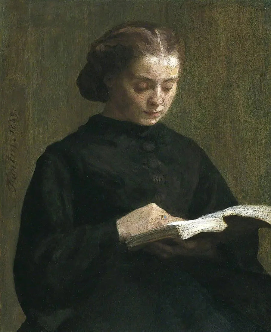 Portræt af Frøken Marie Fantin-Latour - Henri Fantin-Latour