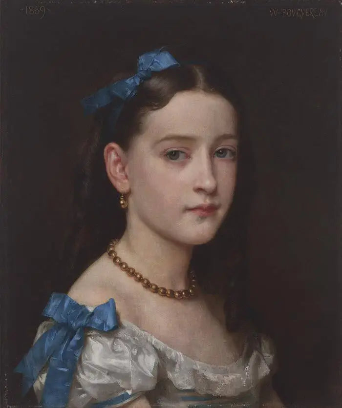 Portræt af frøken Martha Hoskier - Bouguereau
