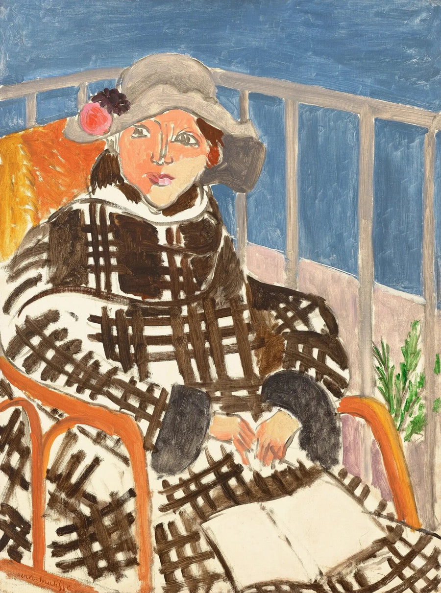 Portræt af frøken Matisse - Henri Matisse