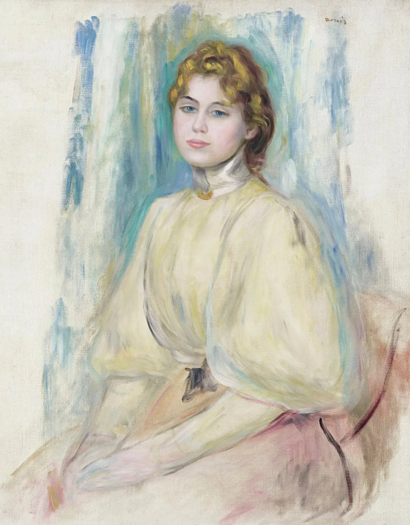 Portræt af frøken Yvonne Lerolle - Pierre-Auguste Renoir