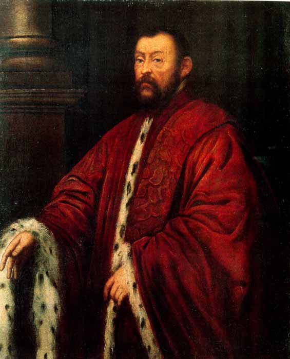 Portræt af Marcantonio Barbaro - Jacopo Tintoretto