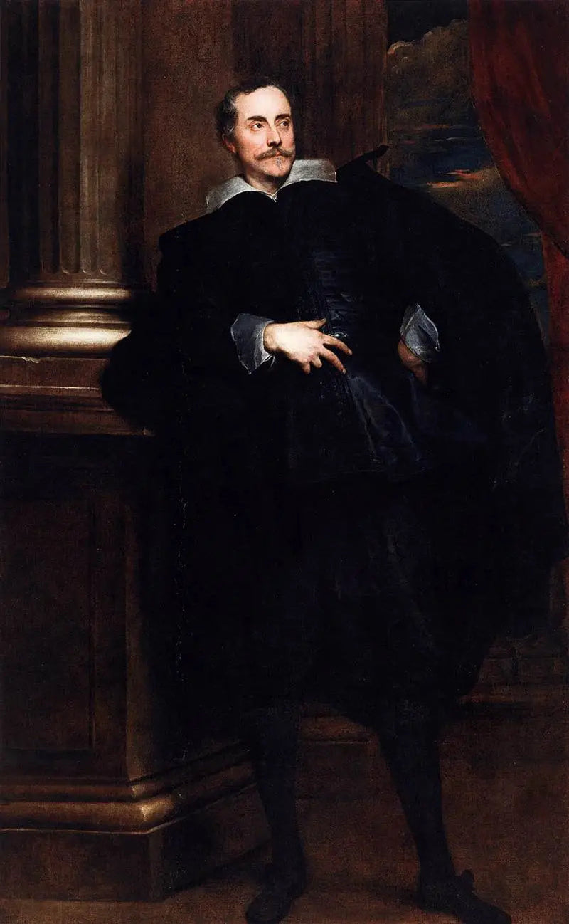 Portrait af Marcello Durazzo - Antoine van Dyck