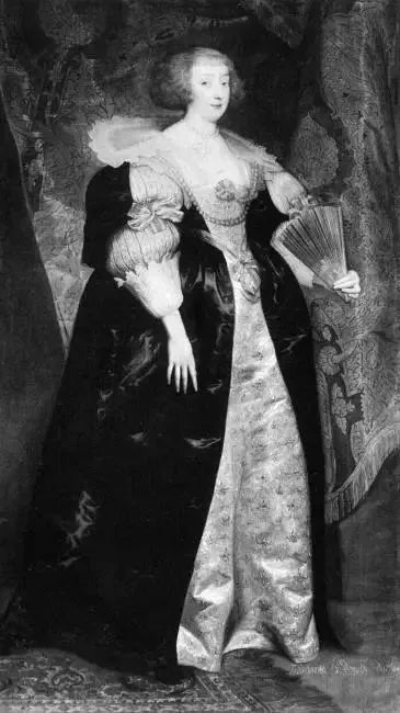 Portræt af Marguerite, prinsesse af Lorraine (1615-1672), hustru til Gaston d'Orléans - Antoine van Dyck