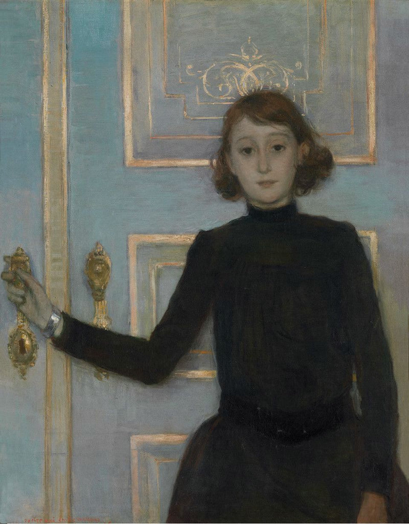 Portræt af Marguerite Van Mons - Théodore van Rysselberghe