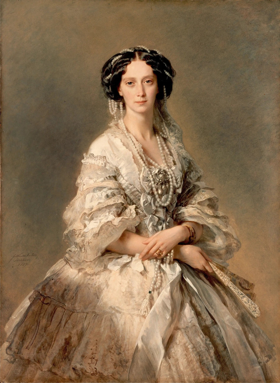Portræt af Maria Alexandrovna - Franz Xaver Winterhalter