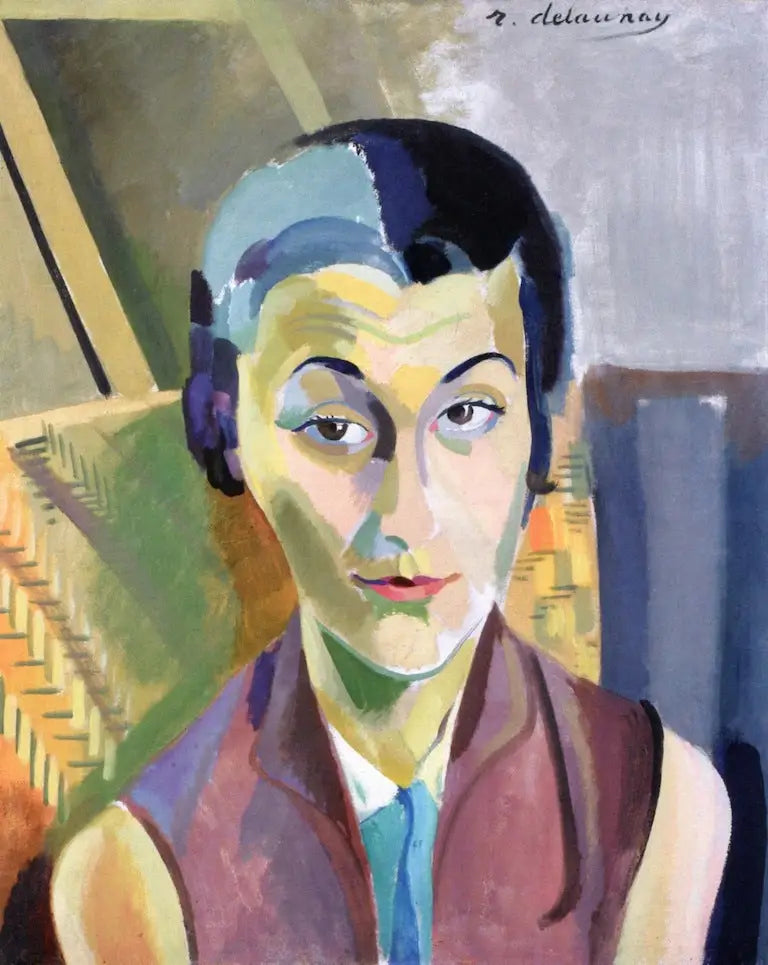 Portræt af Maria Lani - Robert Delaunay
