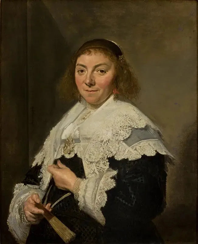 Portrait af Maria Pietersdr Olycan - Frans Hals