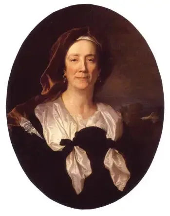 Portræt af Maria Serra, mor til Hyacinthe Rigaud - Hyacinthe Rigaud