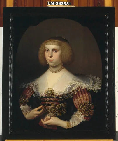 Portræt af Maria Strick (1618-1656) - Gerrit van Honthorst