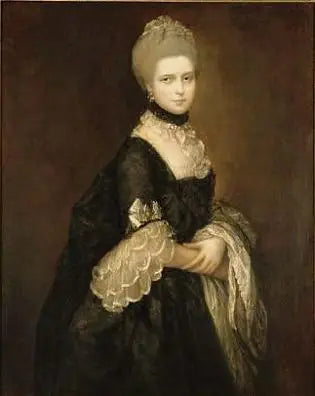 Portræt af Maria Walpole, grevinde af Waldegrave, senere hertuginde af Gloucester (1736-1807) - Thomas Gainsborough