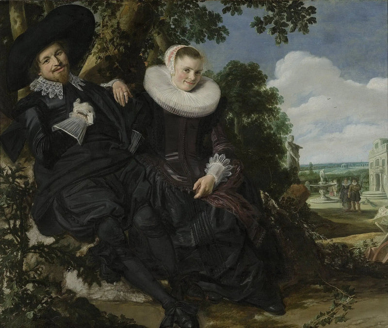 Sandsynligvis bryllupsportæt af Isaac Massa og Beatrix van der Laen - Frans Hals