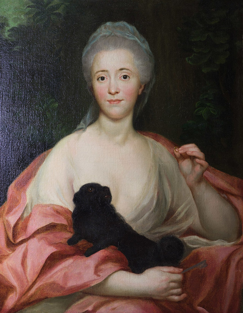 Portræt af Mariana de Silva-Bazán og Sarmiento - Anton Raphael Mengs
