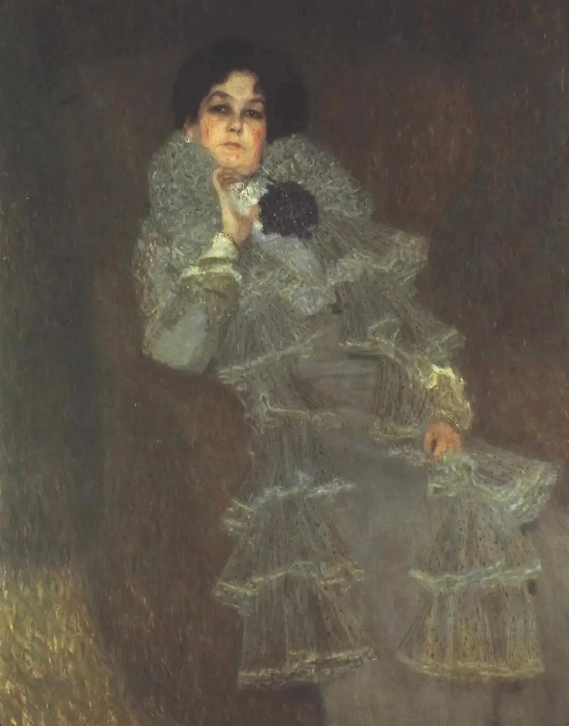 Portræt af Marie Henneberg - Gustav Klimt