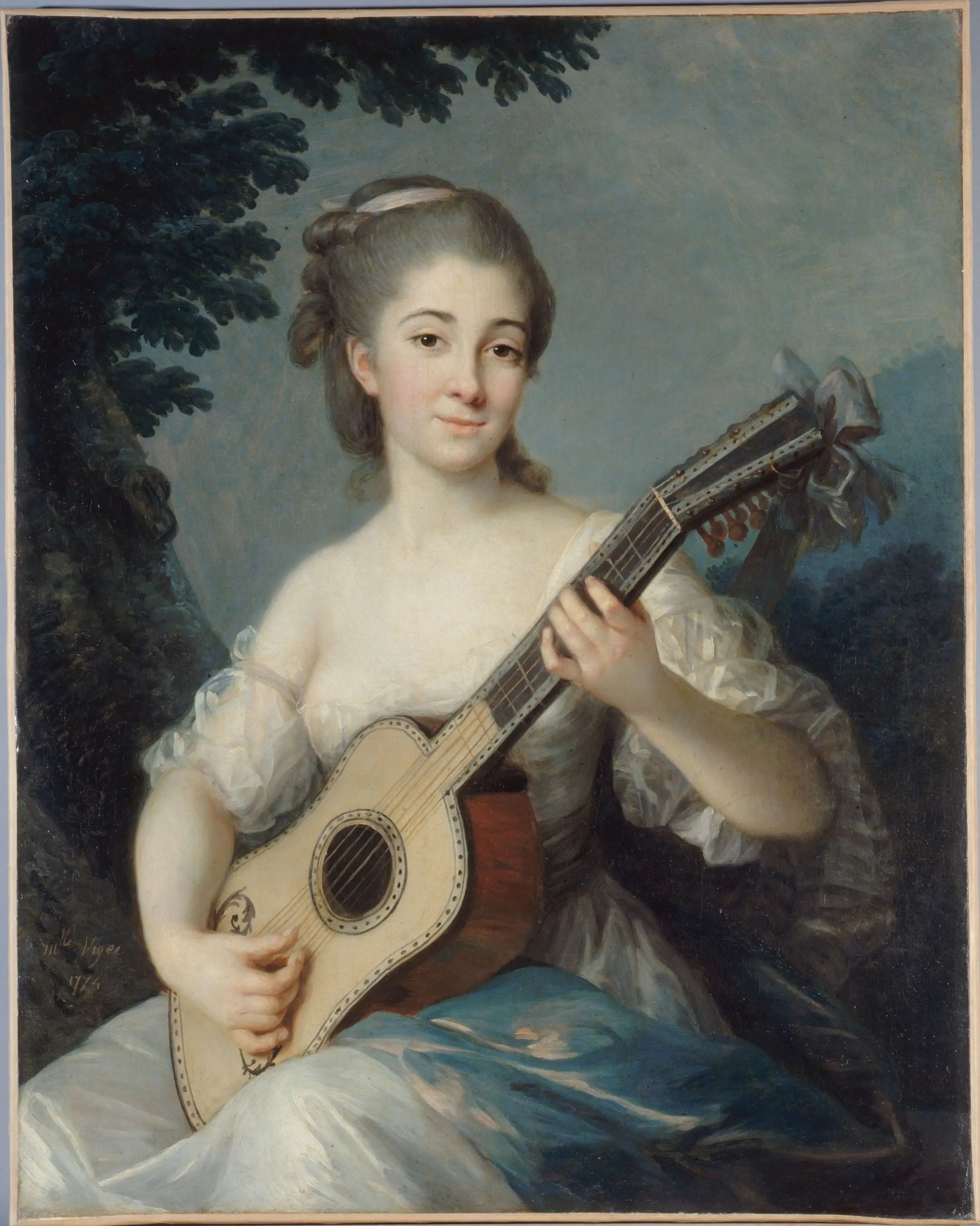 Portrait de Marie-Louise-Adélaïde-Jacquette de Robien vicomtesse de Mirabeau - Élisabeth Vigée Le Brun - Alpha