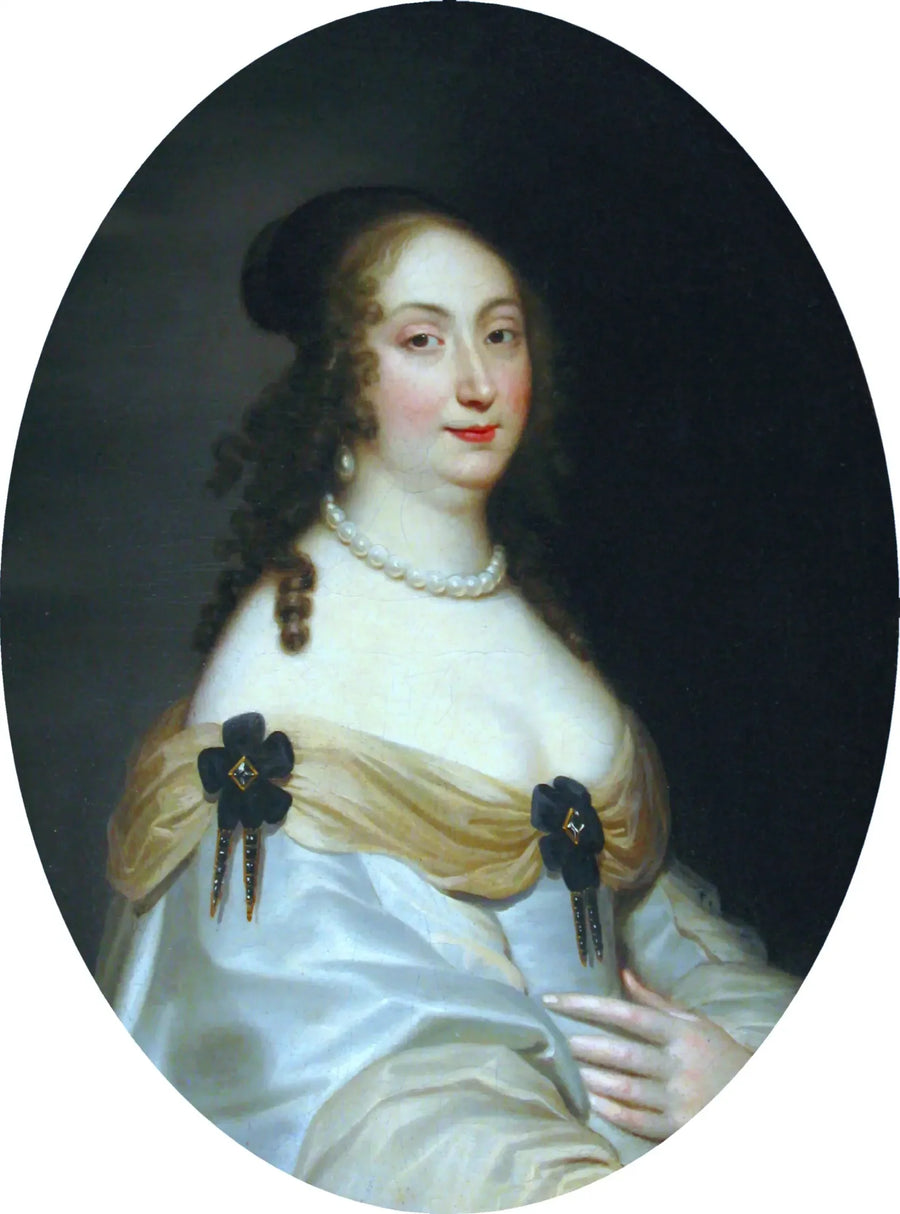 Portræt af Marie-Louise de Gonzague (detalje). - Juste d'Egmont