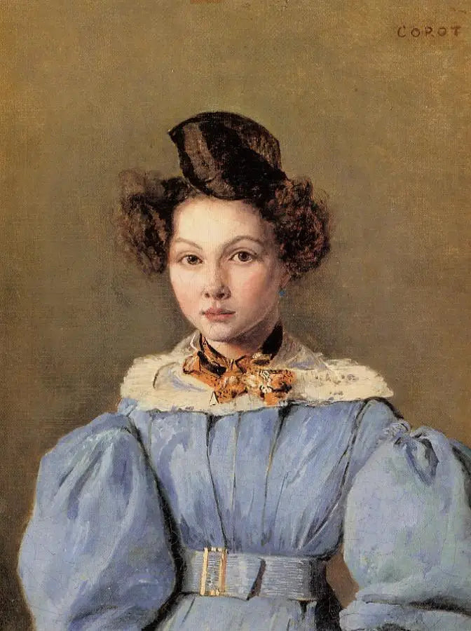 Marie-Louise Laure Sennegon-portræt - Jean-Baptiste Camille Corot