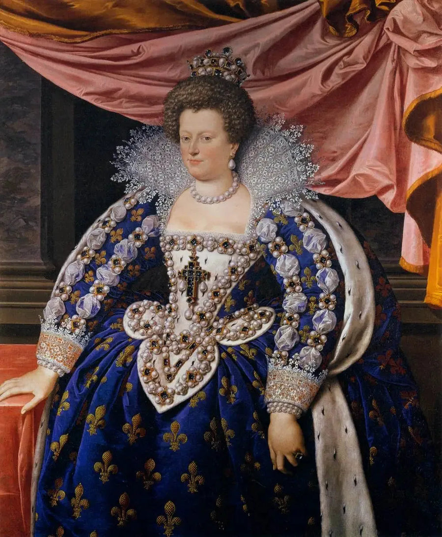Marie de Médicis portræt - Frans Pourbus den Yngre