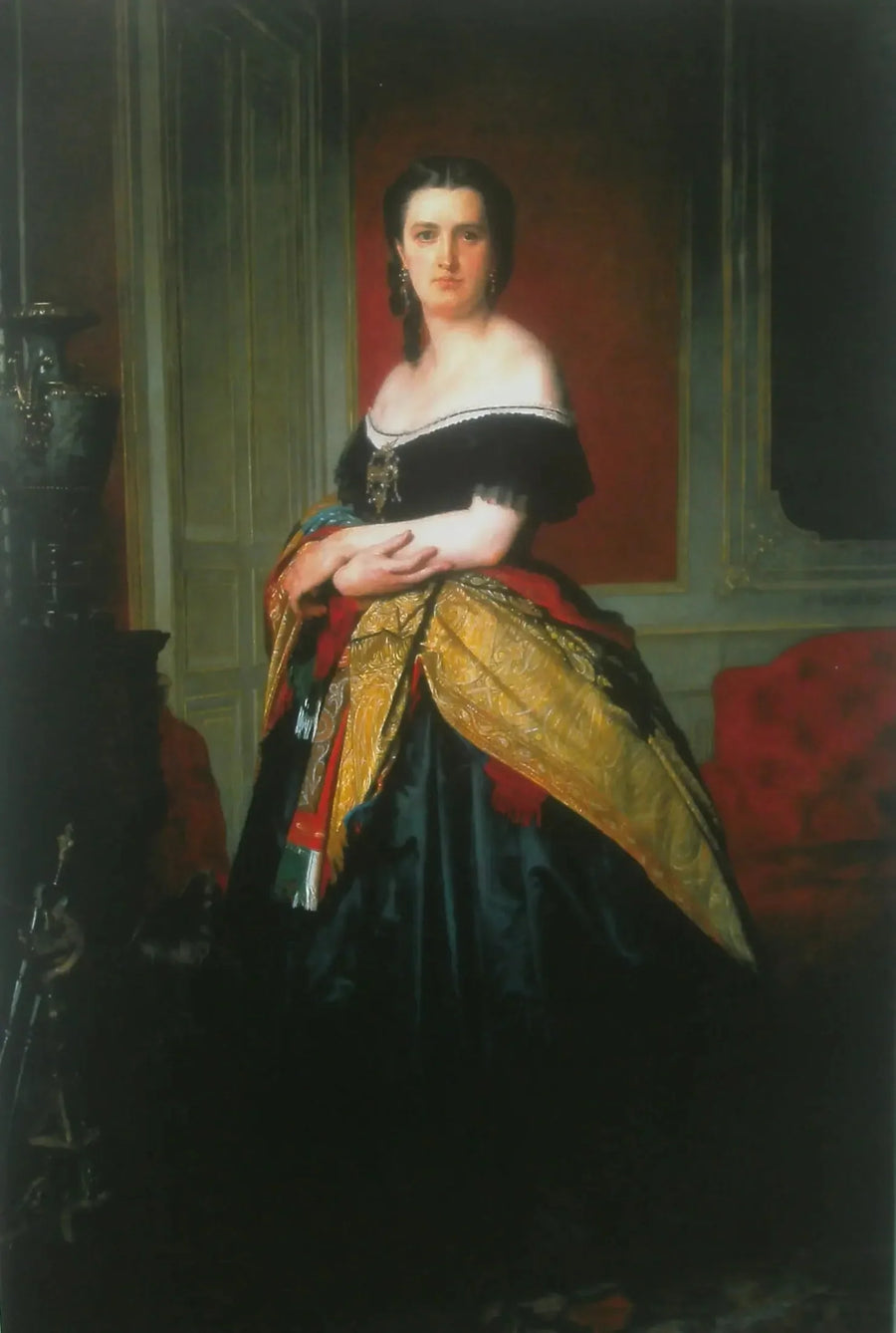 Portræt af Marie-Thérèse Bartholoni - Bouguereau