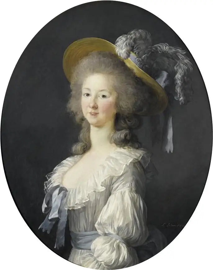 Portrait de Marie-Thérèse-Louise de Savoie-Carignan, princesse de Lamballe - Elisabeth Vigée Le Brun