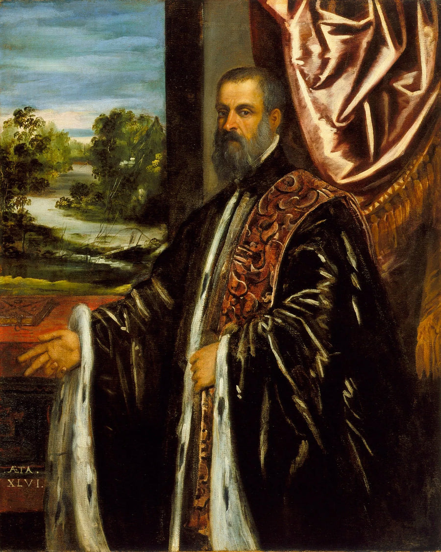 Portræt af Marino Grimani - Jacopo Tintoretto