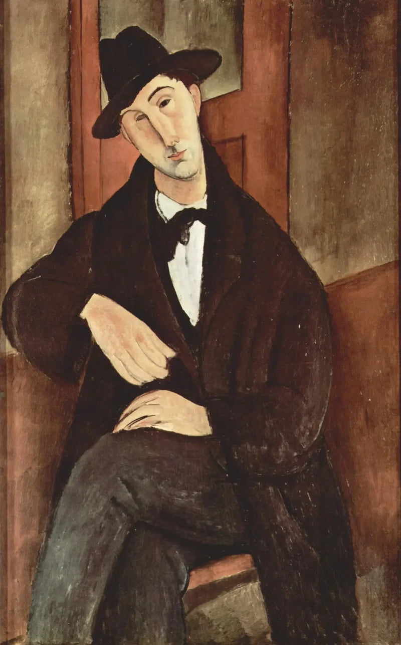 Portræt af Mario Varfogli - Amedeo Modigliani