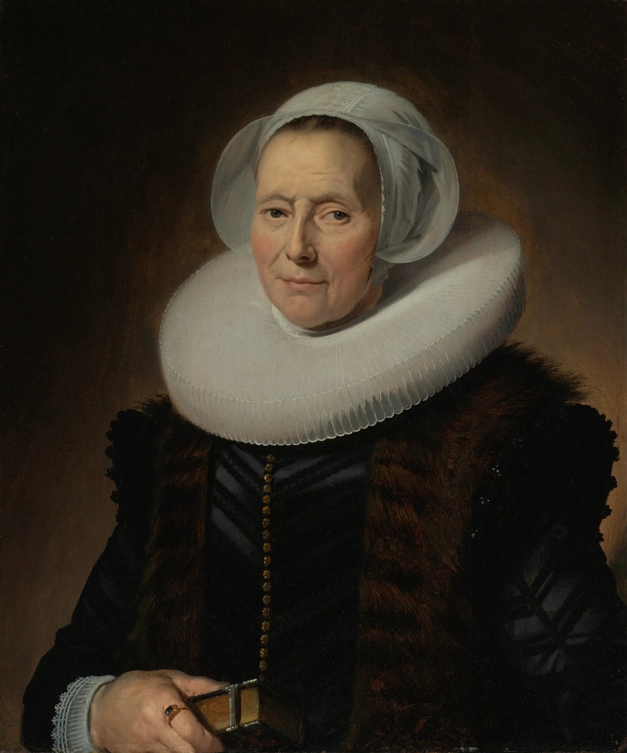 Portrait af Maritje Claesdr Vooght - Frans Hals