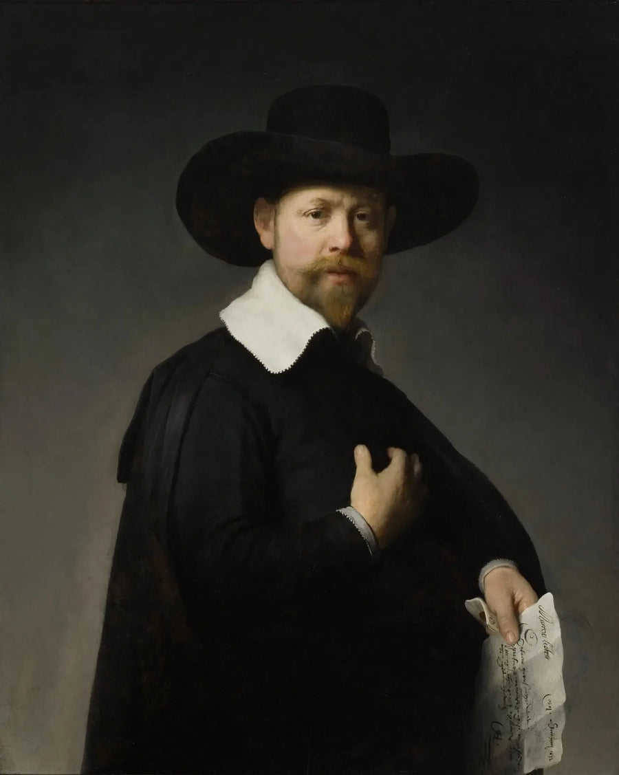 Portræt af Marten Looten - Rembrandt