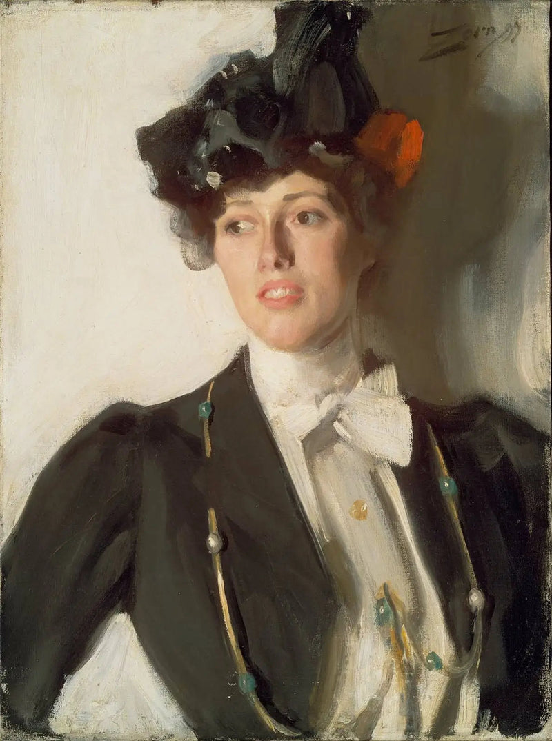 Martha Dana-portræt - Anders Zorn